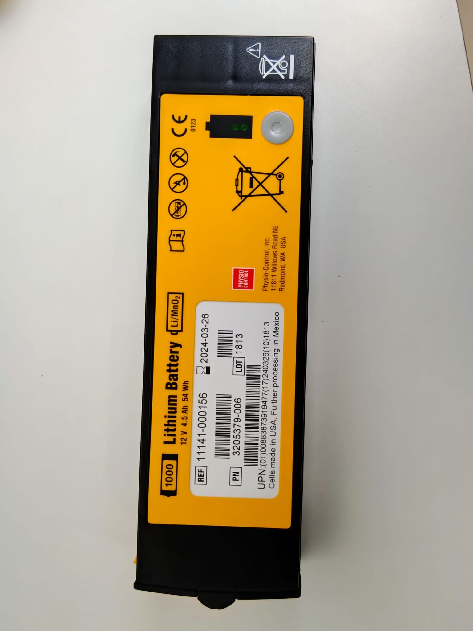 Lifepak 1000 Halbautomatischer externer Defibrillator (AED) ADM-020