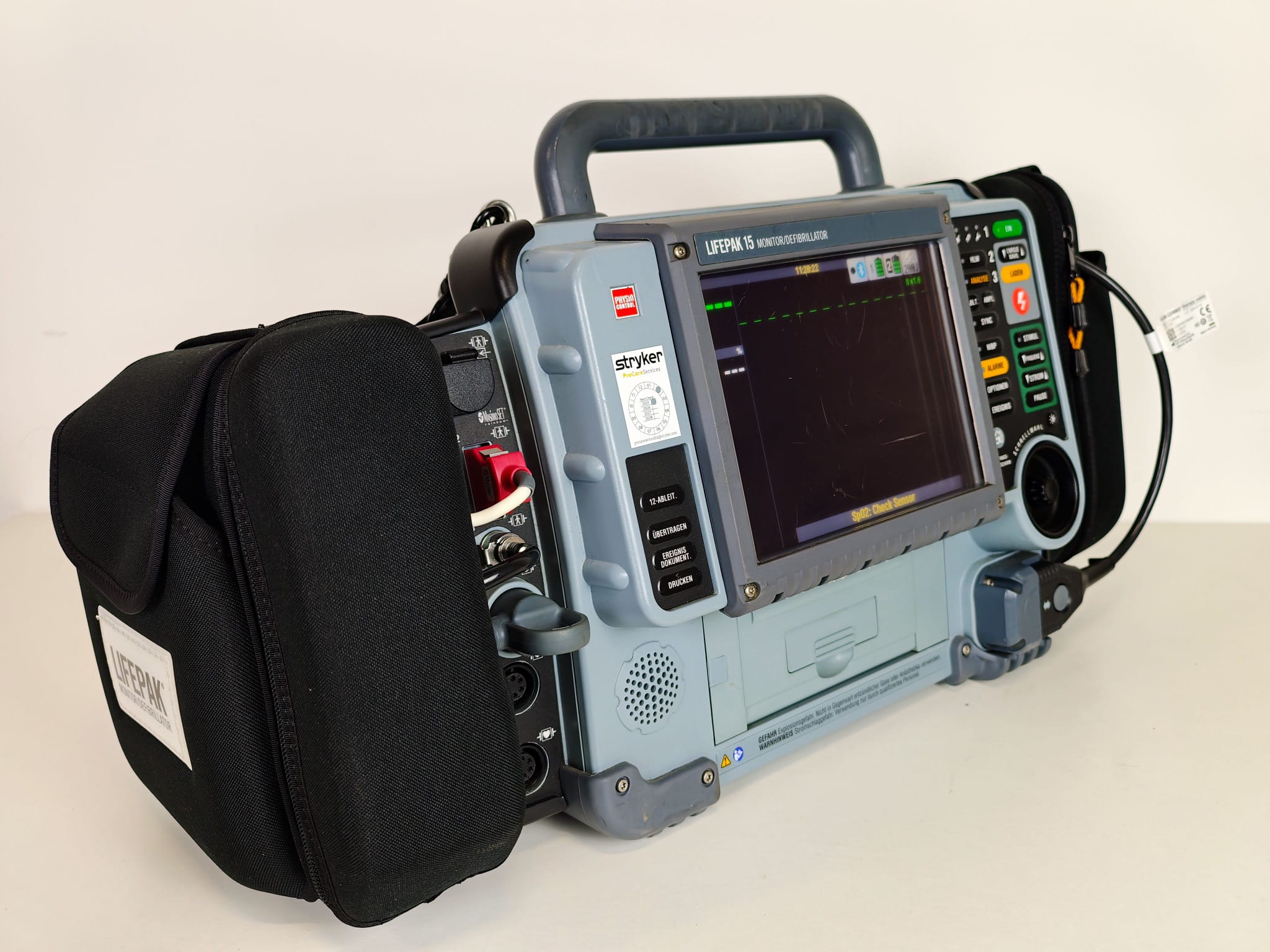 Physio-Control LIFEPAK 15 Defibrillator – Komplettset Baujahr 2015 (LP-009)