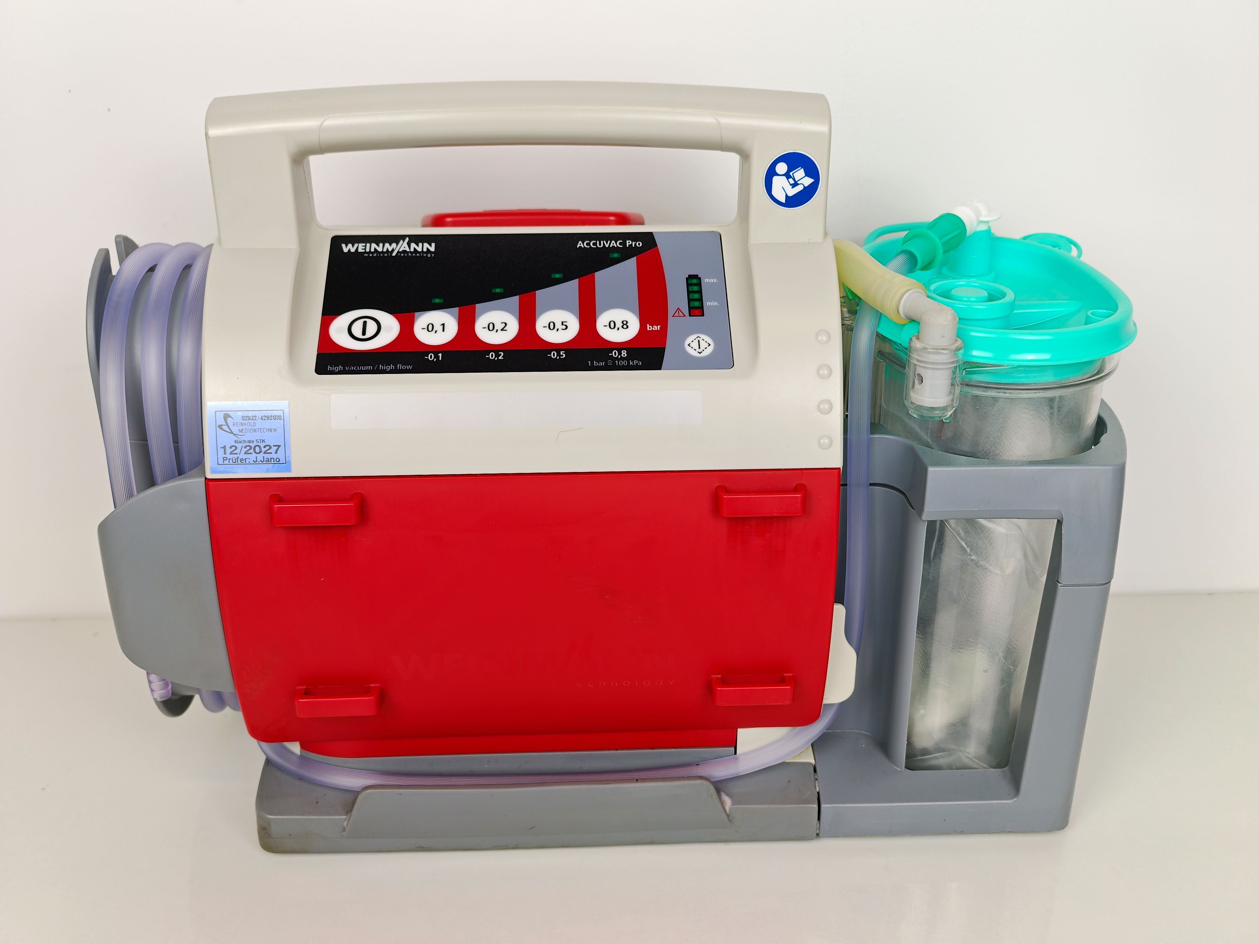 Weinmann Accuvac Pro – Medizinisches Absauggerät ss-005