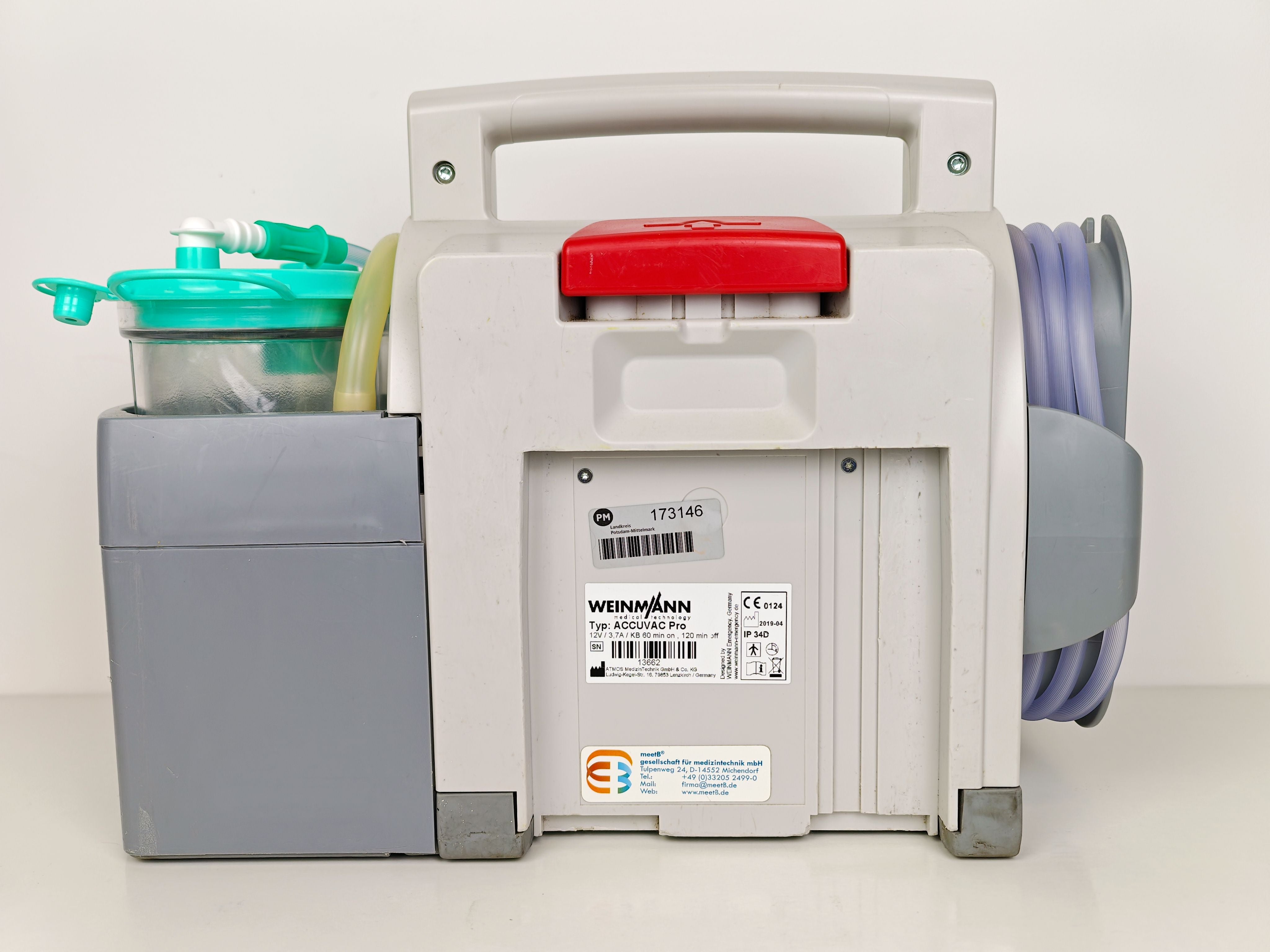 Weinmann Accuvac Pro – Medizinisches Absauggerät ss-005