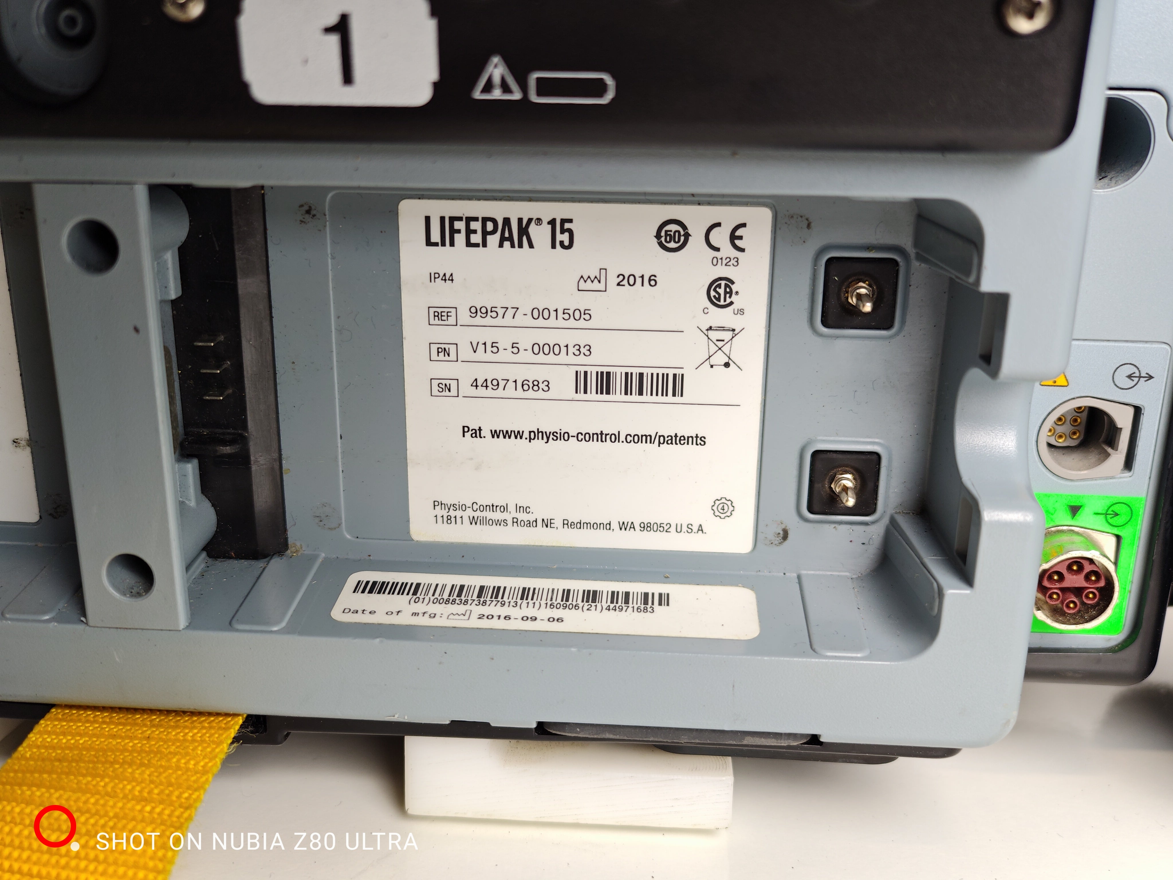 Defibrillator Lifepak 15, Medtronic- Stryker LP-010