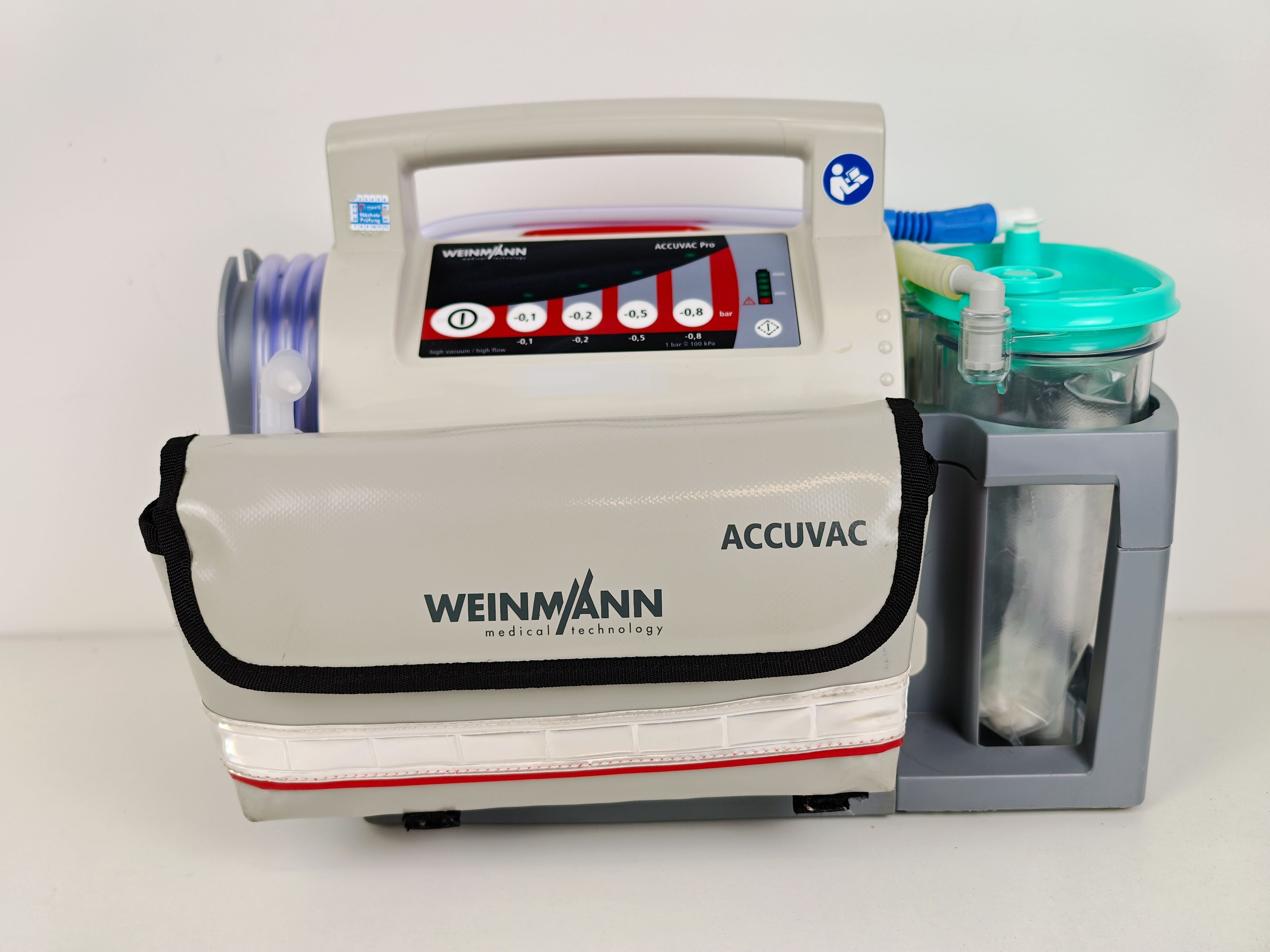 Weinmann ACCUVAC PRO – Absauggerät inkl. Wandhalterung / 12V-Ladegerät